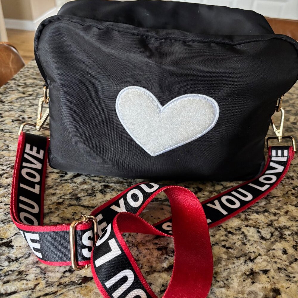 Bloc bags--XL cosmetic bag with insert and strap